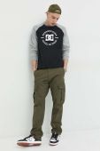 Кофта DC чоловіча колір сірий з принтом (3077189)