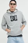 Кофта DC чоловіча колір сірий з капюшоном з принтом Кофта DC чоловіча колір сірий з капюшоном з принтом