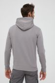Кофта Champion чоловіча колір сірий з капюшоном візерунок
