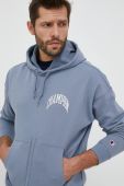 Кофта Champion чоловіча з капюшоном однотонна колір блакитний (3077203)