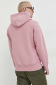 Кофта Champion чоловіча колір рожевий з капюшоном меланж