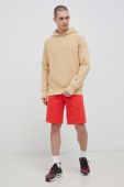 Кофта Champion чоловіча колір бежевий з капюшоном меланж