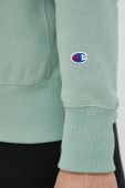 Кофта Champion чоловіча колір зелений однотонна