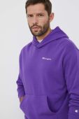 Кофта Champion чоловіча колір фіолетовий з капюшоном однотонна (3073557)