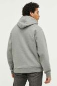 Кофта Vans чоловіча колір сірий з капюшоном візерунок