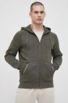 Кофта Peak Performance чоловіча колір зелений з капюшоном однотонна (3216429)