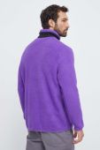 Спортивна кофта Peak Performance колір фіолетовий однотонна