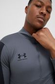 Тренувальна кофта Under Armour Challenger колір сірий однотонна