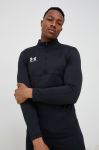 Тренувальна кофта Under Armour Challenger колір чорний однотонна Тренувальна кофта Under Armour Challenger колір чорний однотонна