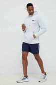 Кофта Under Armour колір сірий з капюшоном однотонна