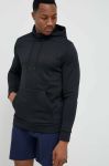 Кофта Under Armour колір чорний з капюшоном однотонна Кофта Under Armour колір чорний з капюшоном однотонна