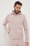 Кофта 4F чоловіча колір рожевий з капюшоном меланж (3241029)