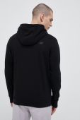 Кофта 4F чоловіча колір чорний з капюшоном з принтом (3144194)