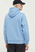 Кофта Nicce чоловіча з капюшоном з аплікацією колір блакитний