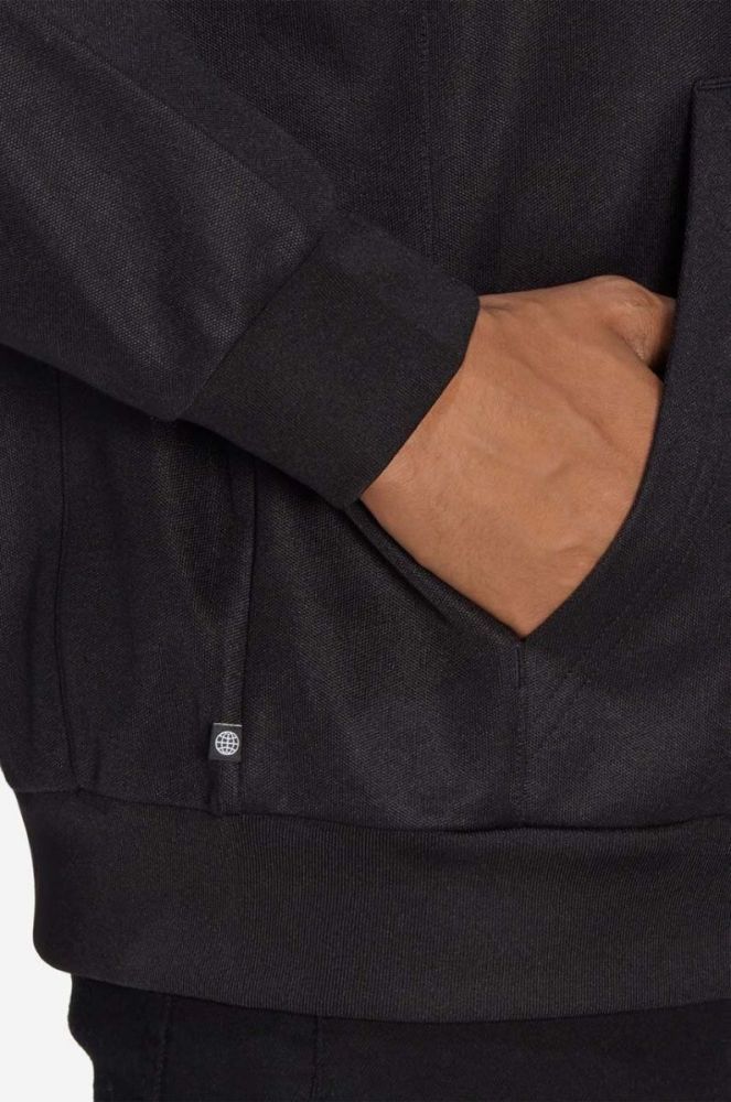 Кофта adidas Originals Adicolor Classics Cut Line Hoodie чоловіча колір чорний з капюшоном візерунок HS2065-black фото 6