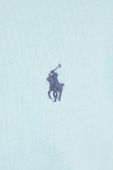 Бавовняна кофта Polo Ralph Lauren чоловіча  однотонна колір блакитний
