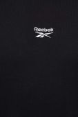 Бавовняна кофта Reebok Classic колір чорний з аплікацією HS7145-BLCK/CHALK
