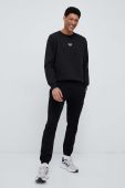 Бавовняна кофта Reebok Classic колір чорний з аплікацією HS7145-BLCK/CHALK
