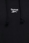 Кофта Reebok Classic колір чорний з капюшоном однотонна HS7149-BL/CHALK