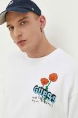 Кофта Guess Originals колір білий з принтом