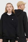 Кофта 47brand MLB New York Yankees колір чорний з капюшоном з аплікацією Кофта 47brand MLB New York Yankees колір чорний з капюшоном з аплікацією