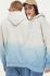 Бавовняна кофта Nicce з капюшоном колір блакитний