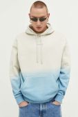 Бавовняна кофта Nicce з капюшоном колір блакитний