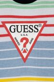 Бавовняний ромпер для немовлят Guess колір барвистий