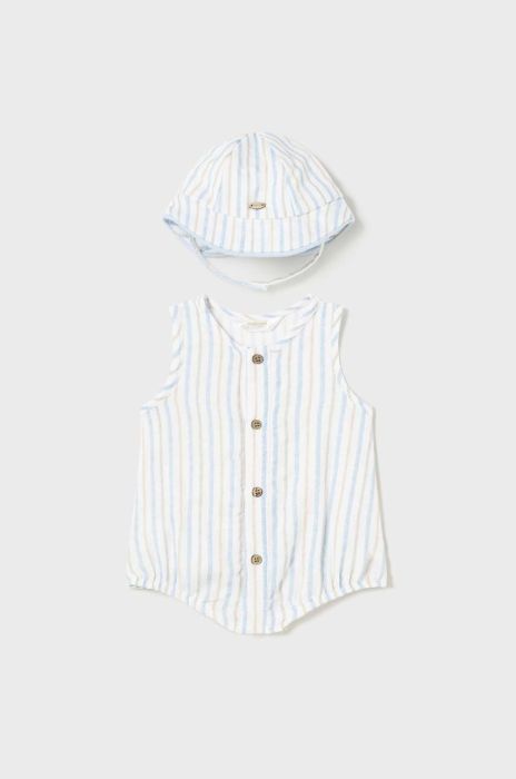 Шапка і боді для немовлят Mayoral Newborn колір блакитний (3112308)