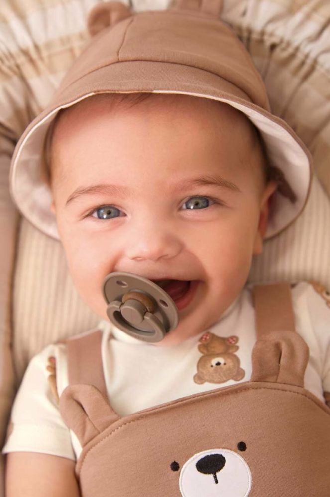 Комбінезон для немовлят Mayoral Newborn колір коричневий (3057482) фото 2