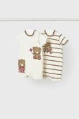 Комбінезон для немовлят Mayoral Newborn 2-pack колір коричневий (3013236)