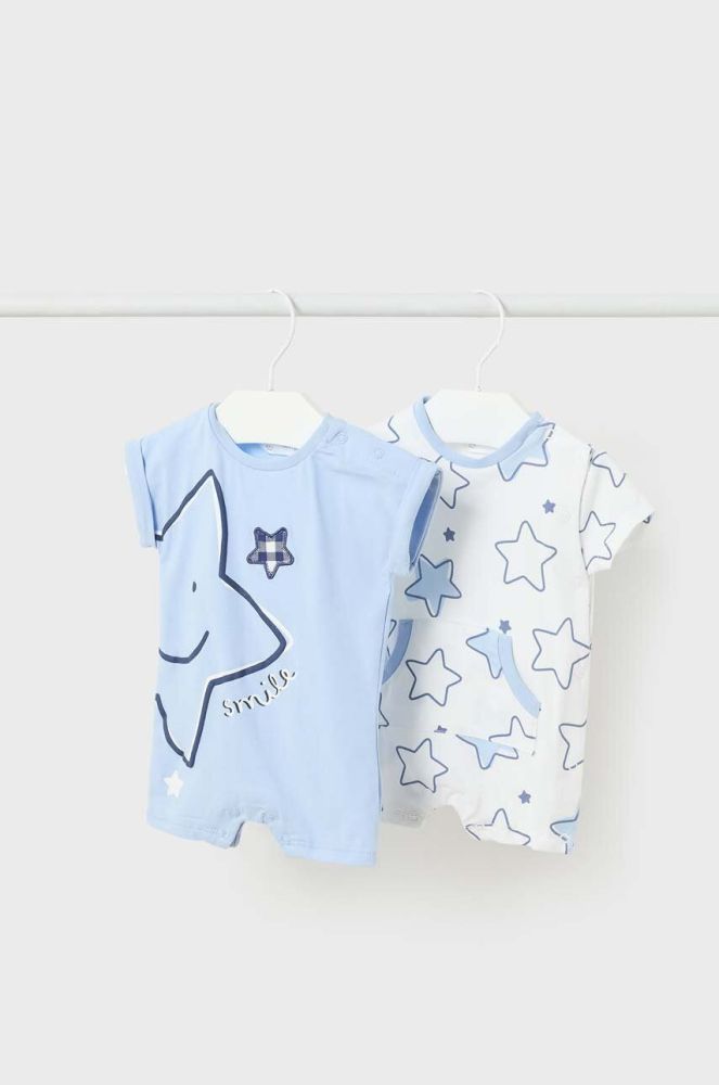 Комбінезон для немовлят Mayoral Newborn 2-pack колір блакитний (2964585)