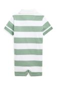 Бавовняний ромпер для немовлят Polo Ralph Lauren колір зелений (2950926)