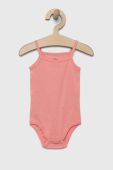 Дитяче бавовняне боді OVS 3-pack колір рожевий (3175484) Дитяче бавовняне боді OVS 3-pack колір рожевий (3175484)