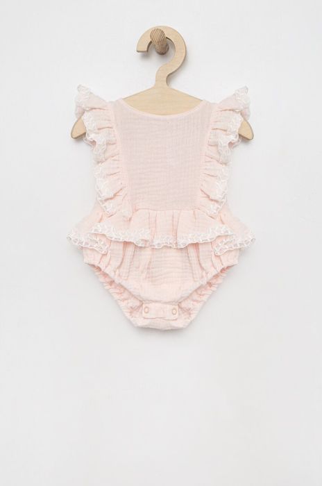 Бавовняний ромпер для немовлят Jamiks колір фіолетовий (3098736) Бавовняний ромпер для немовлят Jamiks колір фіолетовий (3098736)