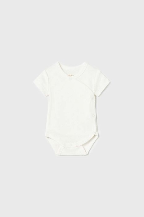 Дитяче бавовняне боді Mayoral Newborn колір бежевий (2964593)