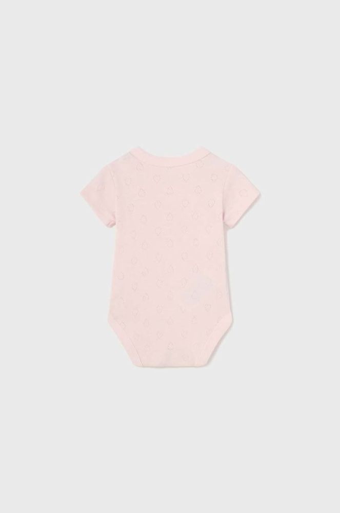 Дитяче бавовняне боді Mayoral Newborn колір рожевий (2964601) фото 2