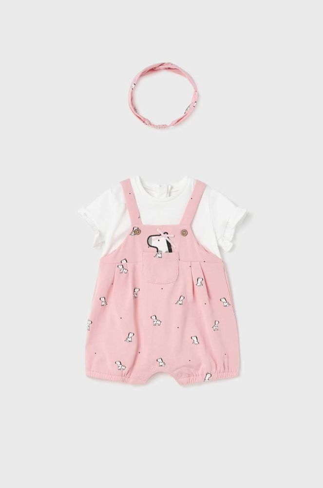 Комбінезон для немовлят Mayoral Newborn колір рожевий (2953791)
