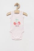 Дитяче бавовняне боді United Colors of Benetton 2-pack колір рожевий (3184805)