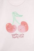 Дитяче бавовняне боді United Colors of Benetton 2-pack колір рожевий (3184805)