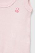 Дитяче бавовняне боді United Colors of Benetton 2-pack колір рожевий (3184819) Дитяче бавовняне боді United Colors of Benetton 2-pack колір рожевий (3184819)