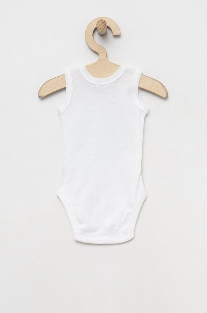 Дитяче бавовняне боді United Colors of Benetton 2-pack колір блакитний (3184826) фото 4