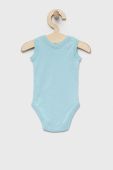 Дитяче бавовняне боді United Colors of Benetton 2-pack колір блакитний (3184826) Дитяче бавовняне боді United Colors of Benetton 2-pack колір блакитний (3184826)