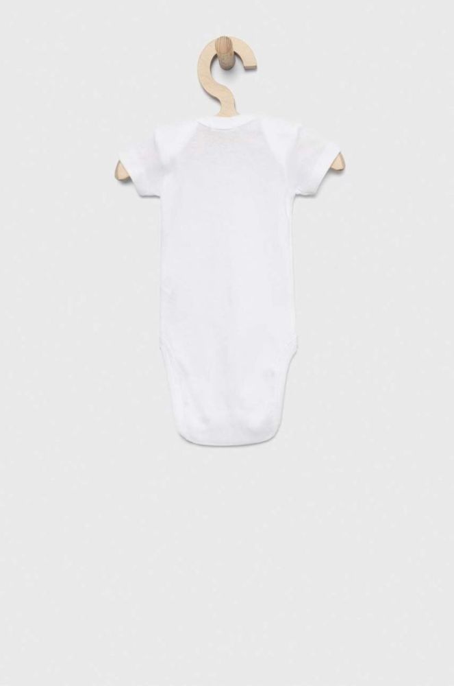 Дитяче бавовняне боді United Colors of Benetton 3-pack колір рожевий (3035537) фото 4
