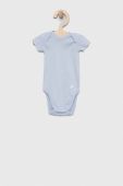 Дитяче бавовняне боді United Colors of Benetton 3-pack колір блакитний (3035540)