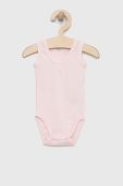 Дитяче бавовняне боді United Colors of Benetton 3-pack колір рожевий (3035553) Дитяче бавовняне боді United Colors of Benetton 3-pack колір рожевий (3035553)