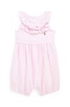 Бавовняний ромпер для немовлят Polo Ralph Lauren колір рожевий (2950949)