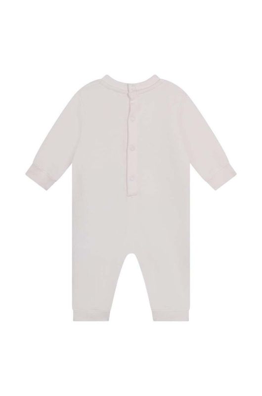Бавовняний ромпер для немовлят Kenzo Kids колір рожевий (3202480) фото 2