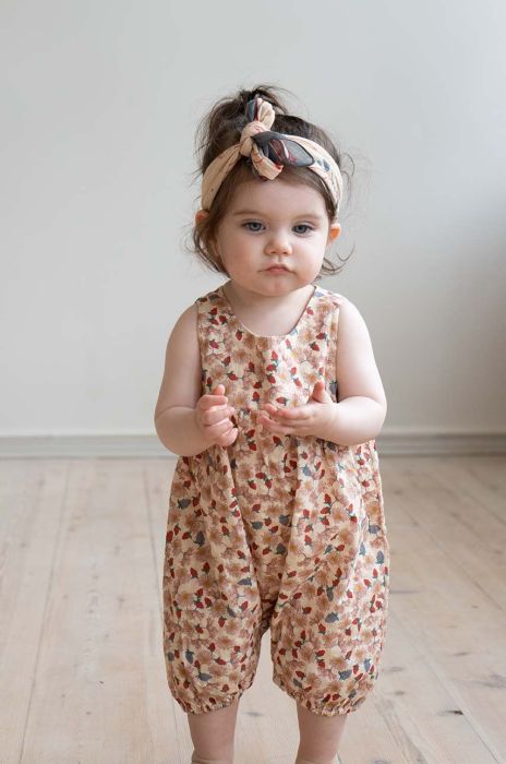 Бавовняний ромпер для немовлят Konges Sl?jd колір барвистий (3263517)