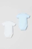 Дитяче бавовняне боді OVS 2-pack колір блакитний (3043592)